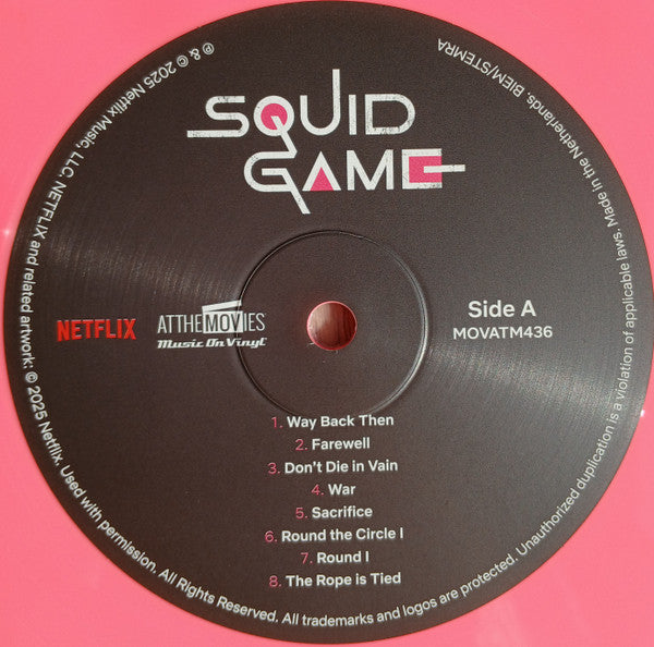 정재일 : Squid Game (Soundtrack From The Netflix Series) (LP, Pin + LP, 180 + Album, Comp, Dlx, Ltd, Num, Gu)