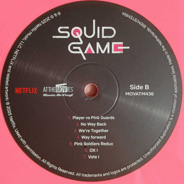 정재일 : Squid Game (Soundtrack From The Netflix Series) (LP, Pin + LP, 180 + Album, Comp, Dlx, Ltd, Num, Gu)