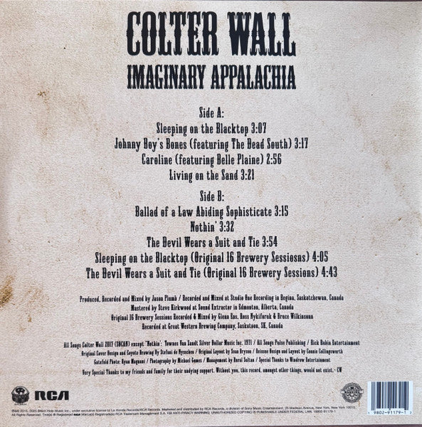 Colter Wall : Imaginary Appalachia  (LP, Ltd, RE, Gre)
