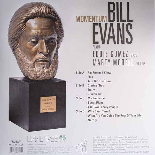 Bill Evans : Momentum (Stadsschouwburg - Groningen - The Netherlands - 1972) (2xLP, Album, RE, Blu)