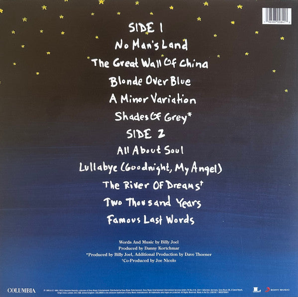 Billy Joel : River Of Dreams (LP, Album, RE)