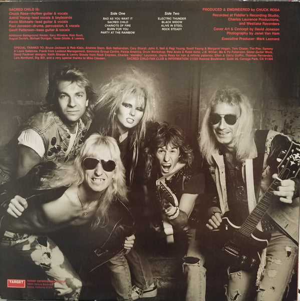 Sacred Child : Sacred Child (LP, Album)