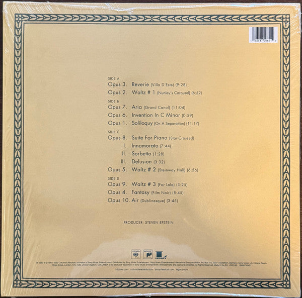 Billy Joel, Richard Joo : Fantasies & Delusions (Op. 1-10 Music For Solo Piano) (LP, Album, RE)