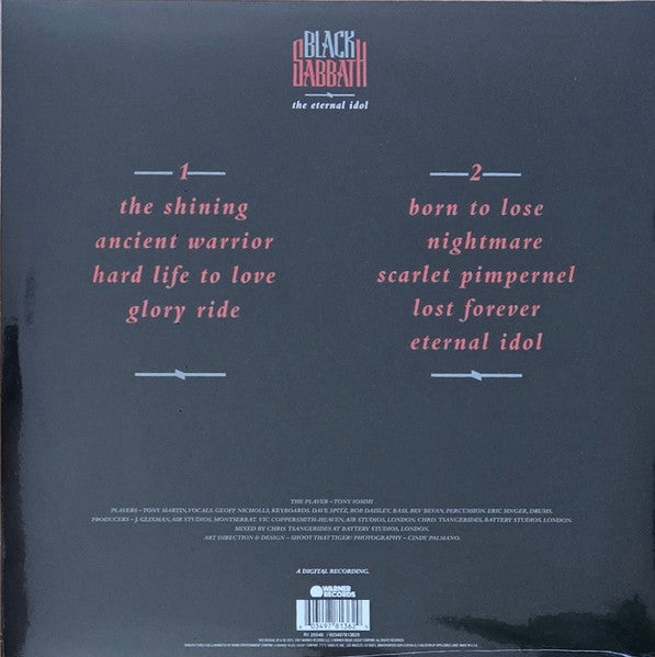 Black Sabbath : The Eternal Idol (LP, Album, RE, RM)