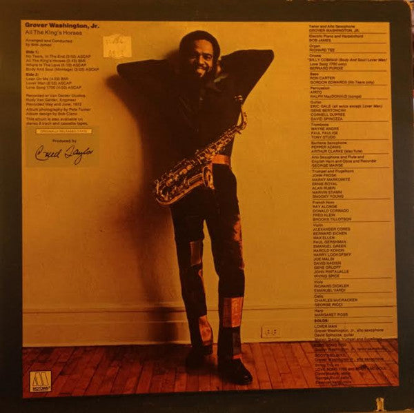 Grover Washington, Jr. : All The King's Horses (LP, Album, RE)