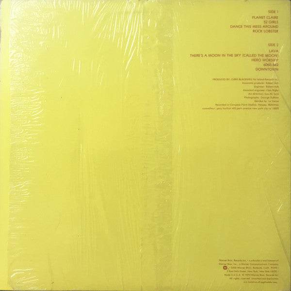 The B-52's : The B-52's (LP, Album, RE, No )