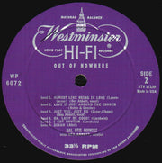 The Hal Otis Quintet With Bea Abbott : Out Of Nowhere (LP, Album, Mono)
