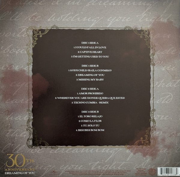 Selena : Dreaming Of You (2xLP, Album, Ltd, RE, RM, Mau)