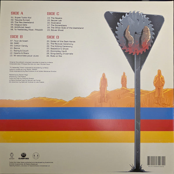 Le Matos : Turbo Kid Original Game Soundtrack (LP, Red + LP, Blu)