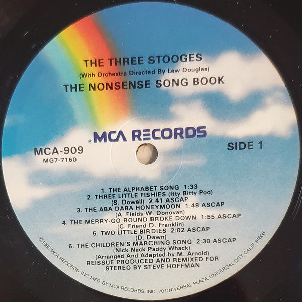 The Three Stooges : The Nonsense Songbook (LP, Album, RE)