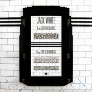 Jack White (2) : Sixteen Saltines (7", Single)