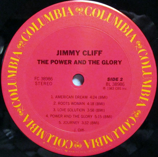 Jimmy Cliff : The Power And The Glory (LP, Album, Pit)