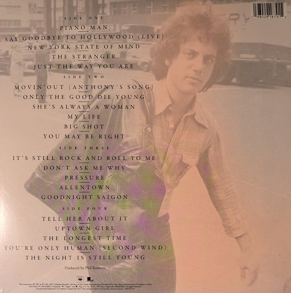 Billy Joel : Greatest Hits Volume I & Volume II (2xLP, Comp, RP)