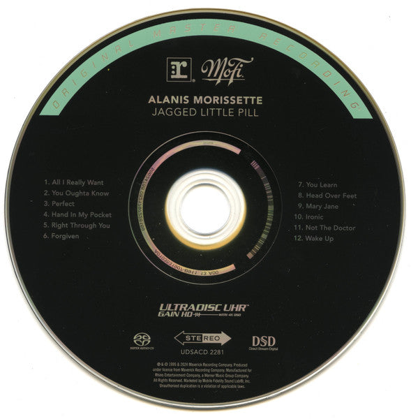 Alanis Morissette : Jagged Little Pill (SACD, Hybrid, Album, Ltd, Num, RE, RM, Dig)