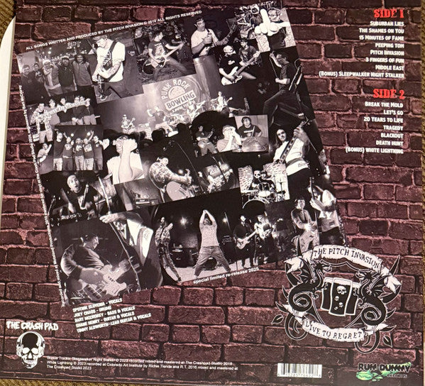 The Pitch Invasion : Live To Regret (LP, Ltd, Whi)