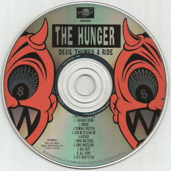 The Hunger : Devil Thumbs A Ride (CD, Album, Club, BMG)