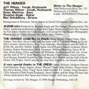 The Hunger : Devil Thumbs A Ride (CD, Album, Club, BMG)