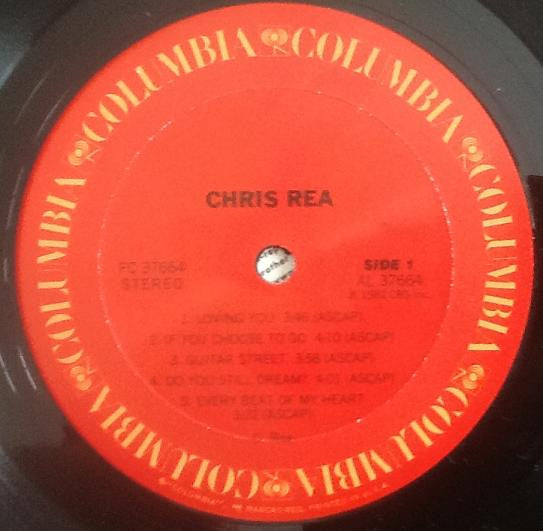 Chris Rea : Chris Rea (LP, Album)