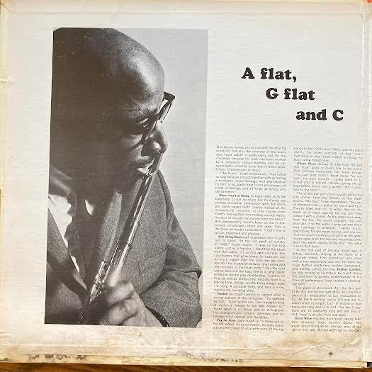 Yusef Lateef : A Flat, G Flat And C (LP, Album, RP)