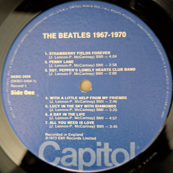 The Beatles : 1967-1970 (2xLP, Comp, Win)