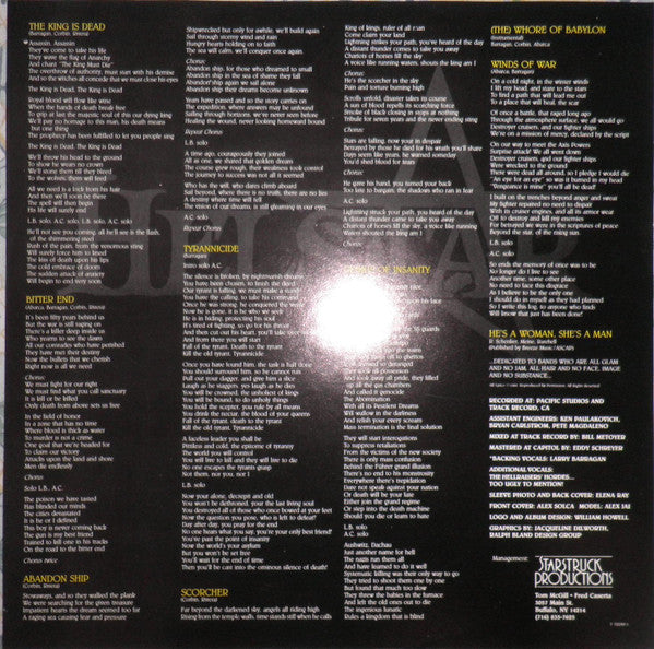 Helstar : A Distant Thunder (LP, Album)