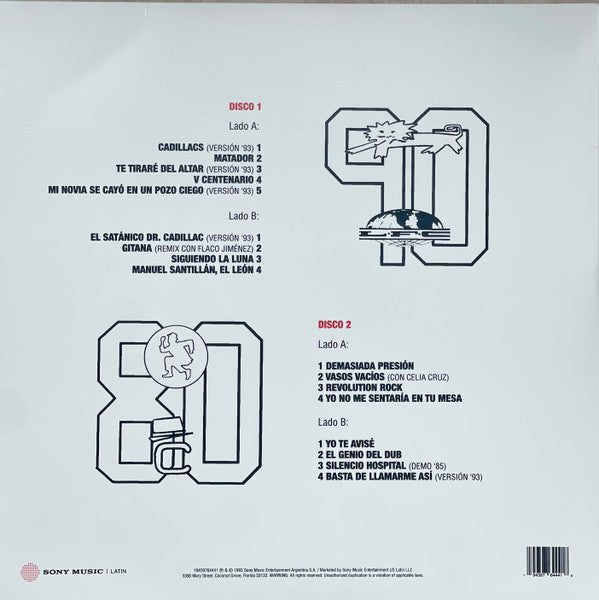 Los Fabulosos Cadillacs : Vasos Vacíos (2xLP, Comp, RE)