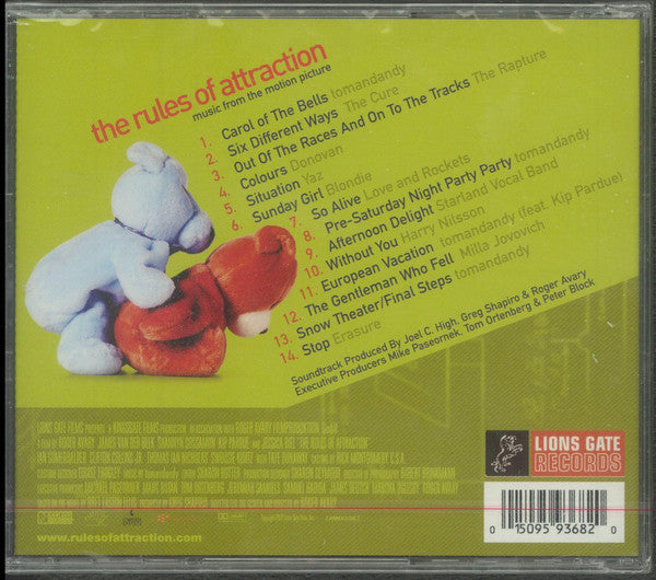 Various : The Rules Of Attraction (Music From The Motion Picture) (CD, Comp)