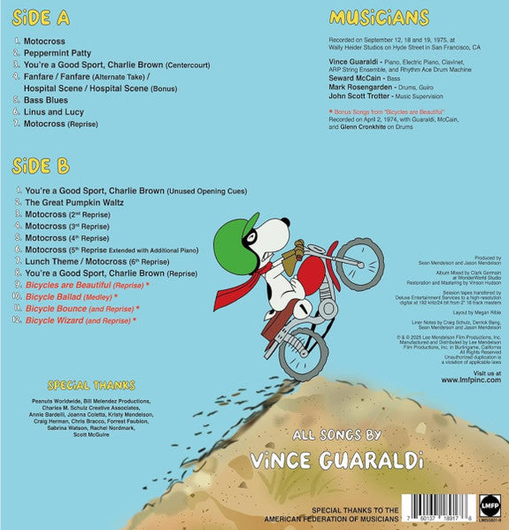 Vince Guaraldi : You're A Good Sport, Charlie Brown (Original Soundtrack Recording - 50th Anniversary Edition) (LP, Album, Eco)