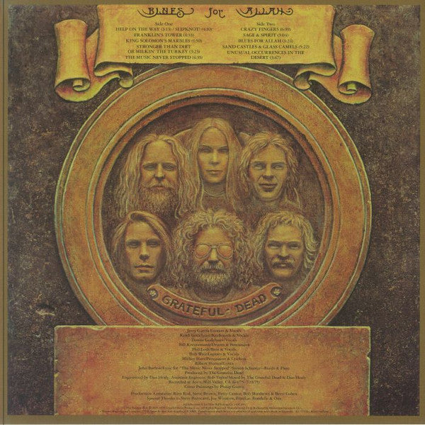 The Grateful Dead : Blues For Allah (LP, Album, RE, RM, 50t)