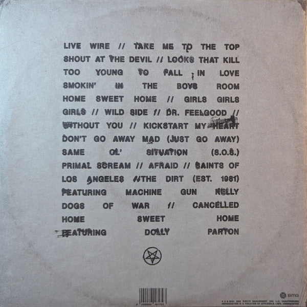 Mötley Crüe : From The Beginning (2xLP, Comp)