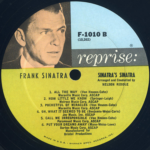 Frank Sinatra : Sinatra's Sinatra (LP, Album, Mono, San)