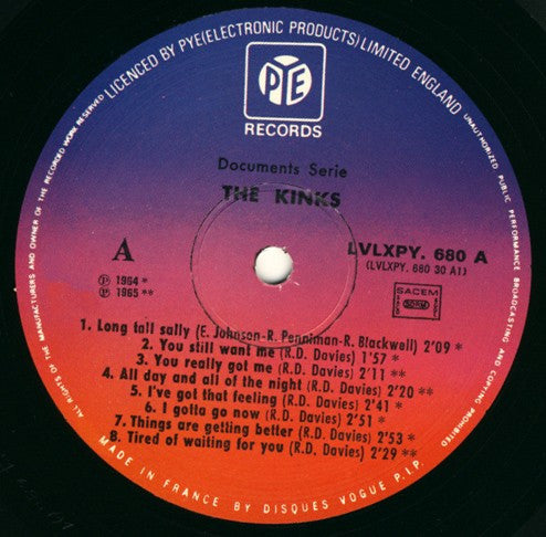 The Kinks : Documents Serie (2xLP, Comp)