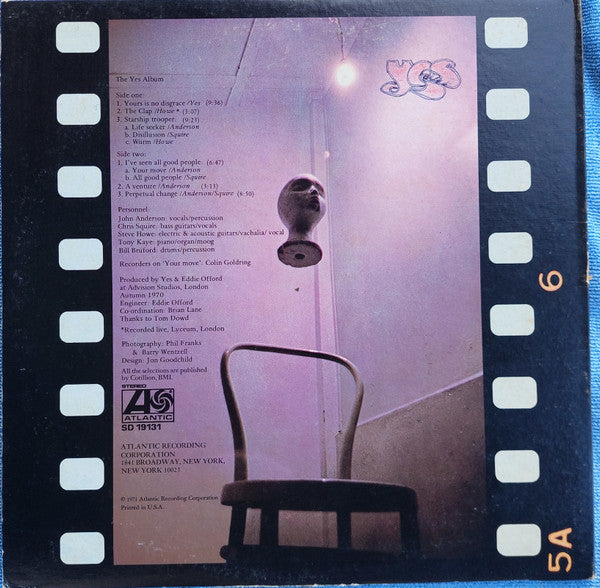 Yes : The Yes Album (LP, Album, RE, MO )