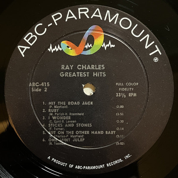 Ray Charles : Greatest Hits (LP, Comp, Mono)