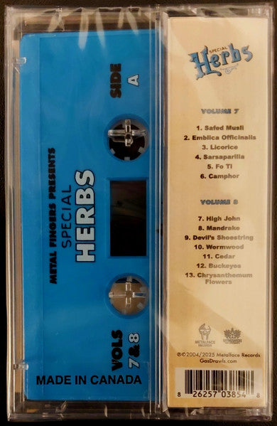 Metal Fingers : Special Herbs Vol. 7 & 8 (Cass, Comp, RE)