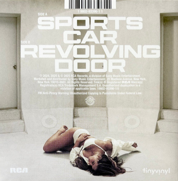 Tate McRae : Sports Car / Revolving Door (4", Single, Ltd)
