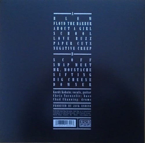 Nirvana : Bleach (LP, Album, RE, RM)