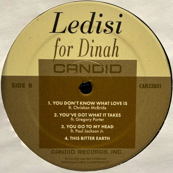 Ledisi : Ledisi for Dinah (LP, Album)