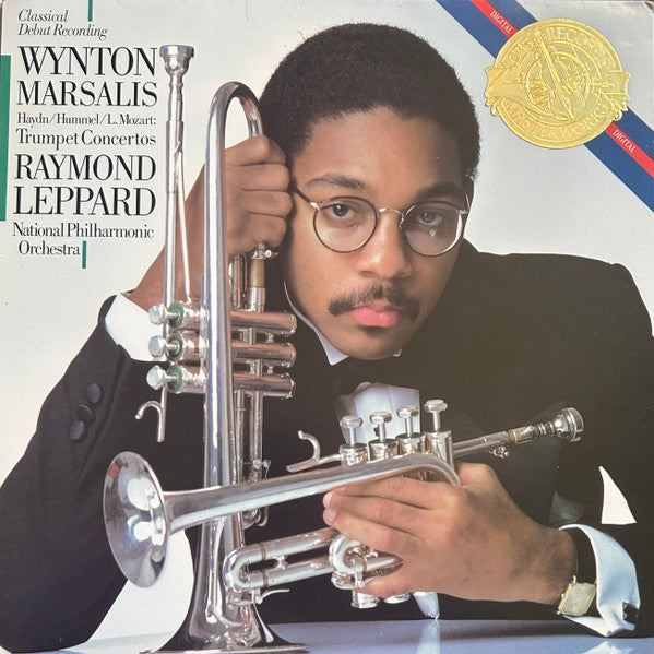 Wynton Marsalis, Haydn* / Hummel* / L. Mozart*, Raymond Leppard, National Philharmonic Orchestra : Trumpet Concertos (LP, Album, Car)