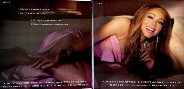 Mariah Carey : Here For It All (LP, Album, Blu)