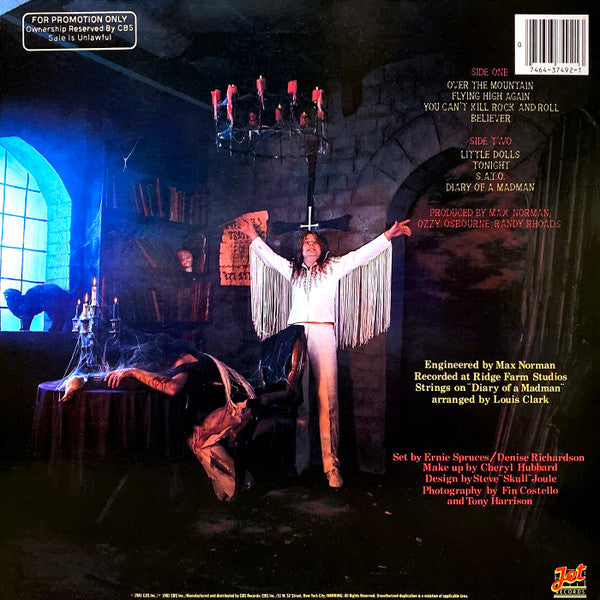 Ozzy Osbourne : Diary Of A Madman (LP, Album, Ter)