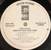 Tom Waits : Heartattack And Vine (LP, Album, Promo, SP-)