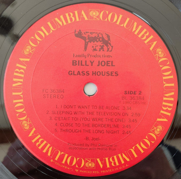 Billy Joel : Glass Houses (LP, Album, Pit)