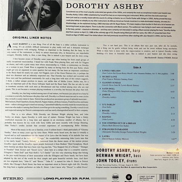 Dorothy Ashby : Dorothy Ashby (LP, Ltd, RE, 180)