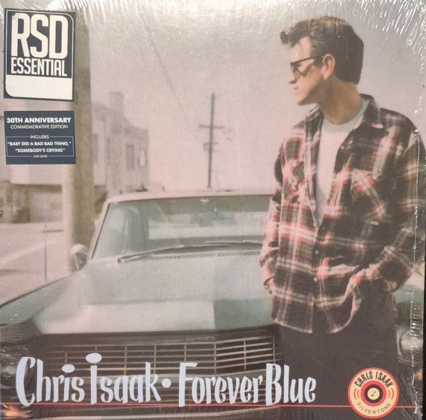 Chris Isaak : Forever Blue (LP, Album, RE, Aqu)