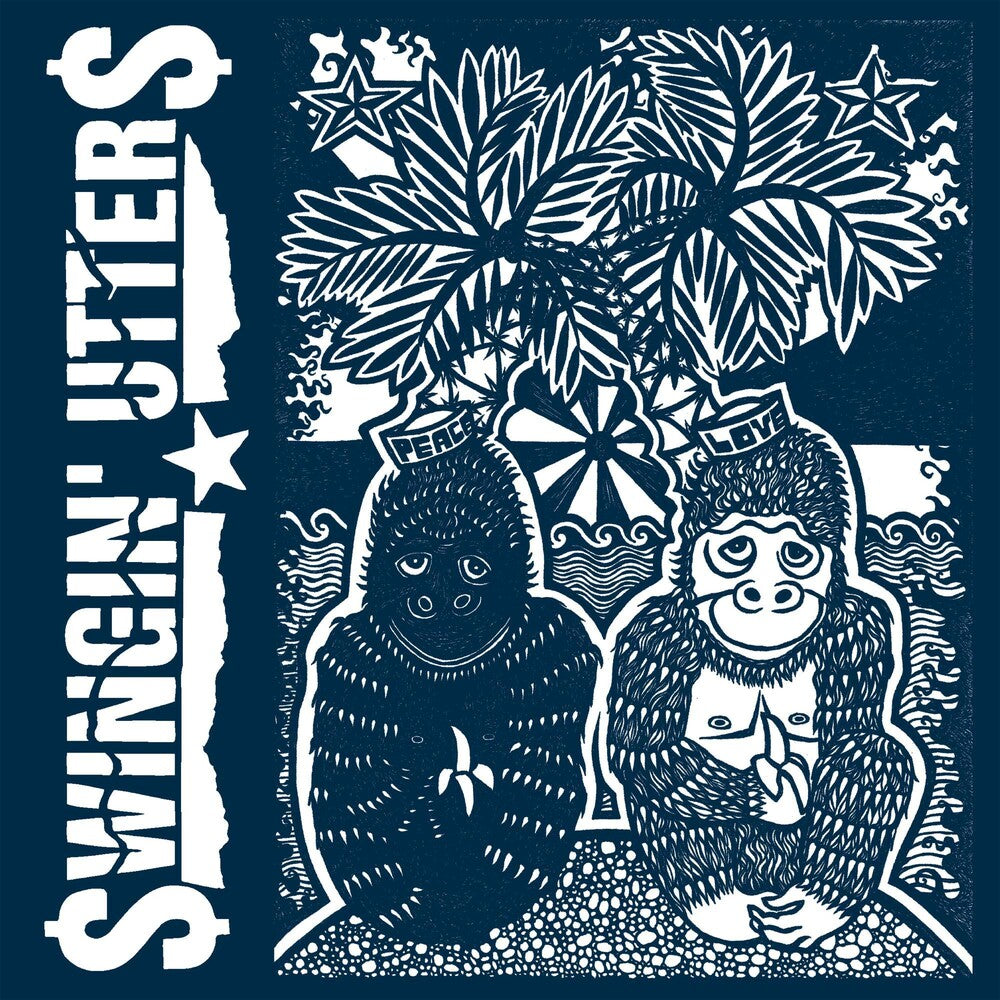 the album cover for Swingin Utters - Peace & Love