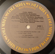 Carl Orff - Michael Tilson Thomas Conducts The Cleveland Orchestra : Carmina Burana (LP, Album, San)