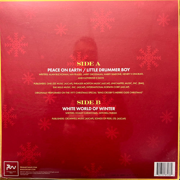 David Bowie & Bing Crosby : Peace On Earth / Little Drummer Boy (12", Pic)