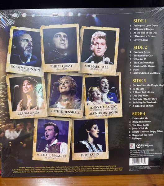 Alain Boublil and Claude-Michel Schönberg : Les Miserables - The Legendary 10th Anniversary Concert At The Royal Albert Hall (2xLP, RE, Gat)