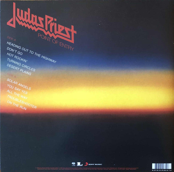 Judas Priest : Point Of Entry (LP, Album, RE, 180)
